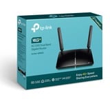 TP-Link Archer MR600 trådløs router Dual-band (2,4 GHz / 5 GHz) 4G Sort, WIRELESS LTE router Sort, Wi-Fi 5 (802.11ac), Dual-band (2,4 GHz / 5 GHz), Ethernet LAN, 4G, Sort, Bordplade router