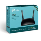 TP-Link Archer MR600 trådløs router Gigabit Ethernet Dual-band (2,4 GHz / 5 GHz) 4G Sort, WIRELESS LTE router Sort, Wi-Fi 5 (802.11ac), Dual-band (2,4 GHz / 5 GHz), Ethernet LAN, 4G, Sort, Bordplade router