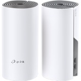 TP-Link Deco E4 (2-pack) Dual-band (2,4 GHz / 5 GHz) Wi-Fi 5 (802.11ac) Hvid, Grå Intern, Mesh router Hvid, Hvid, Grå, Intern, LAN, WLAN, 0 - 40 °C, -40 - 70 °C, 10 - 90%