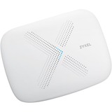 Zyxel MULTY X WSQ50 TRI-BAND trådløs router Gigabit Ethernet Dual-band (2,4 GHz / 5 GHz) 4G Hvid, Mesh router Hvid, Wi-Fi 4 (802.11n), Dual-band (2,4 GHz / 5 GHz), Ethernet LAN, 4G, Hvid, Bordplade router