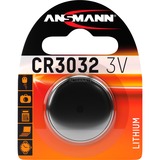 Ansmann 1516-0013 husholdningsbatteri Engangsbatteri CR3032 Lithium Engangsbatteri, CR3032, Lithium, 3 V, 1 stk, 550 mAh