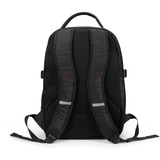 DICOTA Backpack Plus SPIN rygsæk Sort Polyester Sort, Sport, Unisex, 35,6 cm (14"), Notebook rum, Polyester