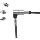 DICOTA D31699 kabellås Sort 2 m, Slot antracit, 2 m, Plast, Stål, Sort