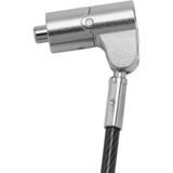 DICOTA D31699 kabellås Sort 2 m, Slot antracit, 2 m, Plast, Stål, Sort