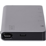 Digitus DA-70877 dockingstation Ledningsført USB 3.2 Gen 1 (3.1 Gen 1) Type-C Grå, Docking station grå, Ledningsført, USB 3.2 Gen 1 (3.1 Gen 1) Type-C, 100 W, 10,100,1000 Mbit/s, Grå, MMC, MicroSD (TransFlash), MicroSDHC, MicroSDXC