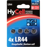 HyCell 1516-0024 husholdningsbatteri Engangsbatteri LR44 Alkaline Engangsbatteri, LR44, Alkaline, 1,5 V, 4 stk, Sølv