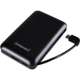 Intenso 7314530 powerbank Lithium polymer (LiPo) 10000 mAh Sort, Power Bank Sort, 10000 mAh, Lithium polymer (LiPo), Sort