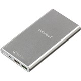 Intenso Q10000 powerbank Lithium polymer (LiPo) 10000 mAh Sølv, Power Bank Sølv, Sølv, Universel, Rektandel, Strøm, Lithium polymer (LiPo), 10000 mAh