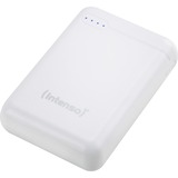 Intenso XS10000 powerbank Lithium polymer (LiPo) 10000 mAh Hvid, Power Bank Hvid, Hvid, Mobiltelefon/Smartphone, Tablet, LED, Rektandel, Strøm, Status, Ja, Lithium polymer (LiPo)