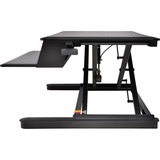 Kensington DOD SIT STAND WORKSTATION, Opbevaring Sort, Sort, 76,2 cm (30"), 160 - 580 mm, 15,9 kg, 2,3 kg, Kina