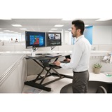 Kensington DOD SIT STAND WORKSTATION, Opbevaring Sort, Sort, 76,2 cm (30"), 160 - 580 mm, 15,9 kg, 2,3 kg, Kina