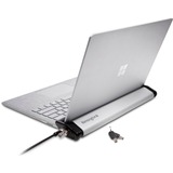 Kensington LAPTOP LOCK STATION 2 W/ MS 2, Sikkerhed Sølv/Sort, Kensington, Rundnøgle, Aluminium, Sølv