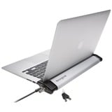 Kensington LAPTOP LOCK STATION 2 W/ MS 2, Sikkerhed Sølv/Sort, Kensington, Rundnøgle, Aluminium, Sølv
