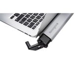 Kensington LAPTOP LOCK STATION 2 W/ MS 2, Sikkerhed Sølv/Sort, Kensington, Rundnøgle, Aluminium, Sølv