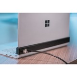 Kensington Locking Bracket for 13.5" Surface Book with MicroSaver 2.0 Master Keyed Lock, Beskyttelse mod tyveri Sort, Surface Book 1, Surface Book 3, Surface Book 2, Stål, 142 mm, 348 mm, 36 mm