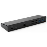 Kensington SD4750P USB-C & USB-A Dual 4K Docking Station W / 85W PD - DP & HDMI - Vind / Mac / Chrome Sort, Ledningsført, USB 3.2 Gen 1 (3.1 Gen 1) Type-C, 85 W, 3,5 mm, 10,100,1000 Mbit/s, Sort