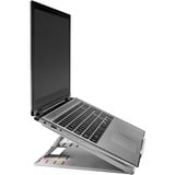 Kensington SmartFit Easy Riser Go justerbar, ergonomisk stander til bærbar computer op til 17" grå, ergonomisk stander til bærbar computer op til 17", Laptop stativ, Grå, 43,2 cm (17"), 560 g