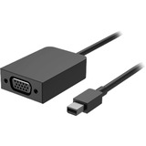 Microsoft Surface USB-C/VGA Adapter VGA (D-Sub) USB Type-C Sort Sort, VGA (D-Sub), USB Type-C, Hanstik, Hunstik, Sort, 1 stk