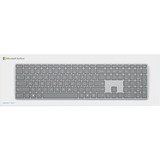Microsoft Surface tastatur Bluetooth Grå Sølv/grå, DE-layout, Gummi dome, Fuld størrelse (100 %), Trådløs, Bluetooth, Grå