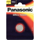 Panasonic CR2025 - LITHIUM COIN Alkaline 3V ikke-genopladeligt batteri Sølv, Alkaline, 3 V, 1 stk, 165 mAh, 2,3 g