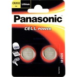 Panasonic CR-2032EP/2B Alkaline 3V ikke-genopladeligt batteri Sølv, Alkaline, 3 V, 2 stk, 220 mAh, 2,9 g, coin