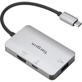 Targus ACA948EU interface hub USB 3.2 Gen 1 (3.1 Gen 1) Type-C 5000 Mbit/s Sølv, USB hub Sølv, USB 3.2 Gen 1 (3.1 Gen 1) Type-C, HDMI, USB 3.2 Gen 1 (3.1 Gen 1) Type-A, USB 3.2 Gen 1 (3.1 Gen 1) Type-C, 5000 Mbit/s, Sølv, 100 W, USB