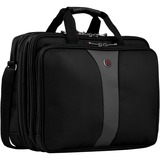 Wenger 600655 taske og etui til notebook 43,2 cm (17") Mappe Sort, Grå, Laptop Sort, Mappe, 43,2 cm (17"), Skulderrem, 1,4 kg