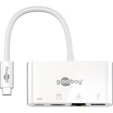 goobay 62105 dockingstation Ledningsført USB 3.2 Gen 1 (3.1 Gen 1) Type-C Hvid, USB hub Hvid, Ledningsført, USB 3.2 Gen 1 (3.1 Gen 1) Type-C, Hvid, CE, WEEE, 3840 x 2160 pixel, 0,15 m