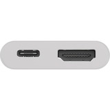 goobay 62110 dockingstation Ledningsført USB 3.2 Gen 1 (3.1 Gen 1) Type-C Hvid, Adapter Hvid, Ledningsført, USB 3.2 Gen 1 (3.1 Gen 1) Type-C, Hvid, 60 Hz, HDMI, USB 3.2 Gen 1 (3.1 Gen 1) Type-C, Acrylonitrilbutadienstyren, Polyvinylchlorid (PVC)