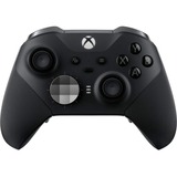 Microsoft Elite Series 2 Sort Bluetooth/USB Gamepad Analog/digital Android, PC, Xbox One, Xbox One X Sort, Gamepad, Android, PC, Xbox One, Xbox One X, Knappen Menu, Knappen Indstillinger, Analog/digital, Kabel & trådløs, Bluetooth/USB