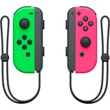 Nintendo Joy-Con Sort, Grå, Lyserød Bluetooth Gamepad Analog/digital Nintendo Switch, Motion control Neon-grøn/neon-pink, Gamepad, Nintendo Switch, D-måtte, Analog/digital, Trådløs, Bluetooth
