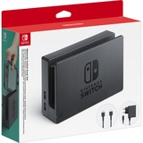 Nintendo Switch Dock Set Opladningssystem, Oplader Sort, Opladningssystem, Nintendo Switch, Sort, 1,5 m, 3, 1, Vekselstrøm, HDMI