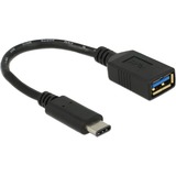 DeLOCK 0.15m USB 3.1 USB-kabel 0,15 m USB 3.2 Gen 2 (3.1 Gen 2) USB C USB A Sort, Adapter Sort, 0,15 m, USB C, USB A, USB 3.2 Gen 2 (3.1 Gen 2), Hanstik/Hunstik, Sort