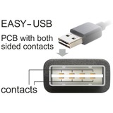 DeLOCK 0.5m, USB2.0-A/USB2.0 Micro-B USB-kabel 0,5 m USB A Micro-USB B Sort Sort, USB2.0-A/USB2.0 Micro-B, 0,5 m, USB A, Micro-USB B, USB 2.0, Hanstik/Hanstik, Sort