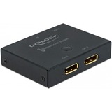 DeLOCK 11478 video omformer 7680 x 4320 pixel, DisplayPort switch Sort, 7680 x 4320 pixel, 7680 x 4320 pixel, 30 Hz, 7680 x 4320 pixel, Sort, Metal