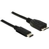 DeLOCK 1m USB 3.1 USB-kabel USB 3.2 Gen 2 (3.1 Gen 2) USB C Micro-USB B Sort Sort, 1 m, USB C, Micro-USB B, USB 3.2 Gen 2 (3.1 Gen 2), Hanstik/Hanstik, Sort