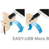 DeLOCK 2m, USB2.0-A/USB2.0 Micro-B USB-kabel USB A Micro-USB B Sort Sort, USB2.0-A/USB2.0 Micro-B, 2 m, USB A, Micro-USB B, USB 2.0, Hanstik/Hanstik, Sort