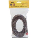 DeLOCK 5m HDMI HDMI-kabel HDMI Type A (Standard) Sort, Rød Sort, 5 m, HDMI Type A (Standard), HDMI Type A (Standard), 10,2 Gbit/sek., Sort, Rød