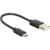 DeLOCK 63276 videokabel adapter HDMI Type A (Standard) Sort Sort, HDMI Type A (Standard), HDMI Type A (Standard), Hanstik, Hunstik, 3840 x 2160 pixel, 3840 x 2160