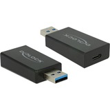 DeLOCK 65689 kabel kønsskifter USB 3.1 Gen 2 Type-A USB 3.1 Gen 2 USB Type-C Sort, Adapter Sort, USB 3.1 Gen 2 Type-A, USB 3.1 Gen 2 USB Type-C, Sort