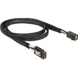 DeLOCK 83389 Serial Attached SCSI (SAS)-kabel 1 m Sort Sort, 1 m, Mini SAS HD x 4 SFF 8643, Mini SAS x 4 36 Pin SFF 8087, Hanstik/Hanstik, Sort