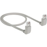 DeLOCK 83513 netværkskabel Grå 0,5 m Cat6a S/FTP (S-STP) grå, 0,5 m, Cat6a, S/FTP (S-STP), RJ-45, RJ-45