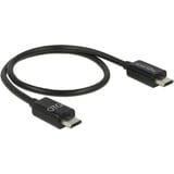 DeLOCK 83570 USB-kabel 0,3 m USB 2.0 USB B Sort Sort, 0,3 m, USB B, USB B, USB 2.0, Hanstik/Hanstik, Sort