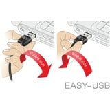 DeLOCK 85167 USB-kabel 0,5 m USB 2.0 USB A USB B Sort Sort, 0,5 m, USB A, USB B, USB 2.0, Hanstik/Hanstik, Sort
