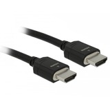 DeLOCK 85293 HDMI-kabel 1 m HDMI Type A (Standard) Sort Sort, 1 m, HDMI Type A (Standard), HDMI Type A (Standard), 3D, 48 Gbit/sek., Sort