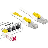 DeLOCK 85331 netværkskabel Hvid 1 m Cat6a S/FTP (S-STP) Hvid, 1 m, Cat6a, S/FTP (S-STP), RJ-45, RJ-45