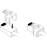 DeLOCK 86422 kabelholder Flerfarvet 40 stk, Reservedele 40 stk