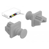 DeLOCK 86508 portstøvdæksel 10 stk RJ-45, Beskyttelses hætte grå, RJ-45, Plast, Grå, Netværkskontakt, 18 mm, 21 mm