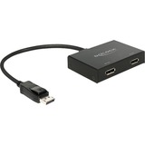 DeLOCK 87665 videokabel adapter 0,3 m DisplayPort 2 x DisplayPort Sort, DisplayPort splittere Sort, 0,3 m, DisplayPort, 2 x DisplayPort, Hanstik, Hunstik, 1.1a