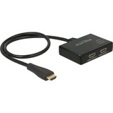 DeLOCK 87700 video-splitter HDMI 2x HDMI, HDMI splitter Sort, HDMI, 2x HDMI, Sort, 0,6 m, 3840 x 2160